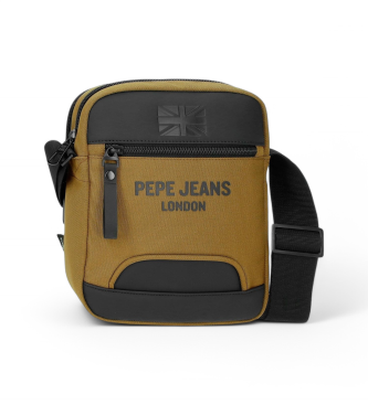 Pepe Jeans para hombre. 7065543 Bandolera Bromley 24 ocre (OSFA), Marrón, Casual, Poliéster