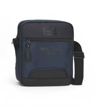 Pepe Jeans para hombre. 7065644 Bandolera Porta-Tablet Bromley 24 marino (OSFA), Casual, Poliéster