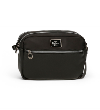 Pepe Jeans para mujer. 7095443 Bandolera 2c Christine negro (OSFA), Casual, Poliéster