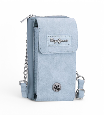 Pepe Jeans para mujer. 7145342 Bandolera Portamóvil y Tarjetas Jana azul (OSFA), Casual, Poliéster