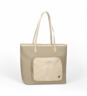 Pepe Jeans para mujer. 7147541 Bolso Jana beige (OSFA), Casual, Poliéster