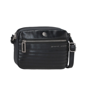 Pepe Jeans para mujer. 7155541 Bandolera Biker negro (OSFA), Casual, Sintético