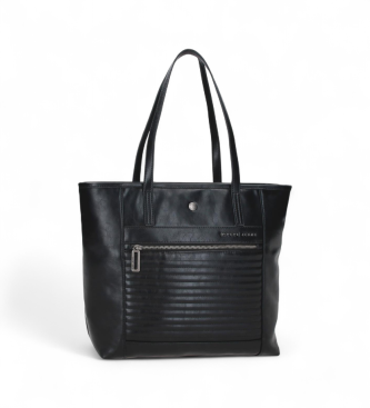 Pepe Jeans para mujer. 7157541 Bolso Tote Biker negro (OSFA), Casual, Sintético