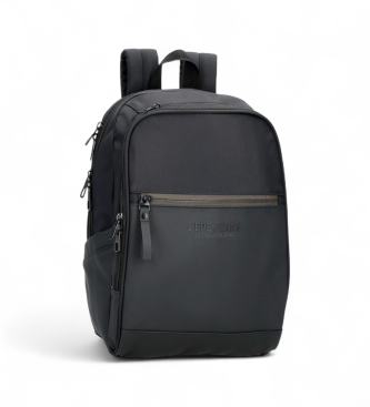 Pepe Jeans unisex. 7172141 Mochila Portaordenador sail up negro (OSFA), Casual, Poliéster