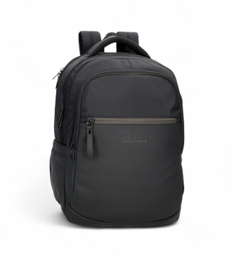 Pepe Jeans unisex. 7172341 Mochila Portaordenador sail up negro (OSFA), Casual, Poliéster