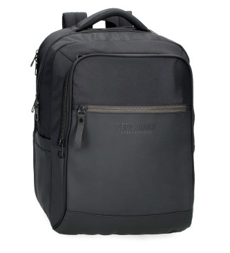 Pepe Jeans unisex. 7172541 Mochila Sail Up negro (OSFA), Casual, Poliéster