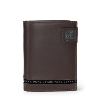 Pepe Jeans para hombre. 7181142 Cartera Tape marrón (OSFA), Casual, Piel