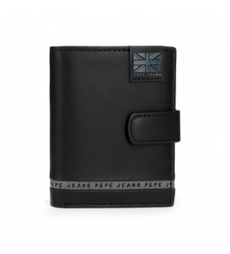 Pepe Jeans para hombre. 7181241 Cartera Tape negro (OSFA), Casual, Piel