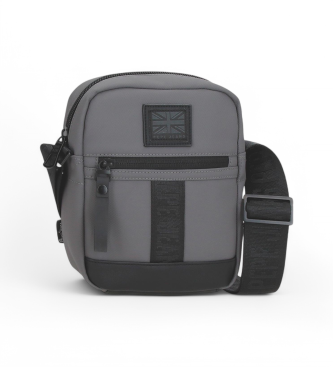 Pepe Jeans para hombre. 7345233 Bandolera Pjl Hoxton gris (OSFA), Casual, Poliéster