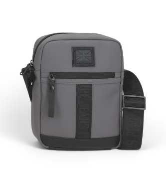 Pepe Jeans para hombre. 7345433 Bandolera Hoxton gris (OSFA), Casual, Poliéster