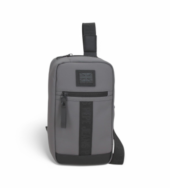 Pepe Jeans para hombre. 7345833 Bandolera Riñonera Hoxton gris (OSFA), Casual, Poliéster