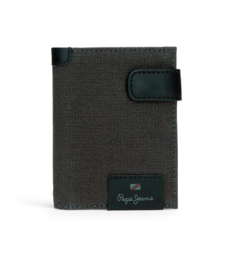 Pepe Jeans para hombre. 7411234 Cartera Hilltop gris (OSFA), Casual, Piel