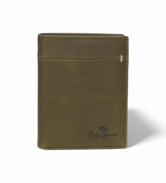 Pepe Jeans para hombre. 7841134 Cartera Staple verde (OSFA), Casual, Piel