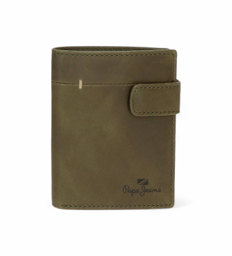 Pepe Jeans para hombre. 7841234 Cartera Staple verde (OSFA), Casual, Piel