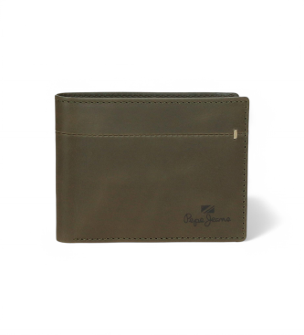 Pepe Jeans para hombre. 7847134 Cartera Staple verde (OSFA), Casual, Piel