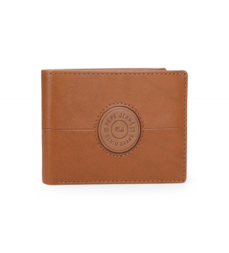 Pepe Jeans para hombre. 7863136 Cartera Cracker marrón (OSFA), Casual, Piel