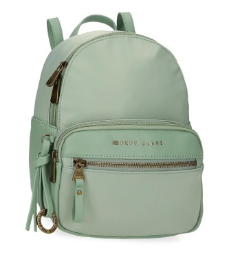 Pepe Jeans unisex. 7922034 Mochila Morgan 25cm verde (OSFA), Casual, Poliéster