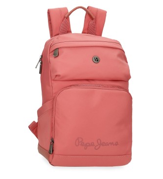 Pepe Jeans unisex. 7952134 Mochila Porta Ordenador Dos Compartimentos Corin rosa (OSFA), Casual, Poliéster
