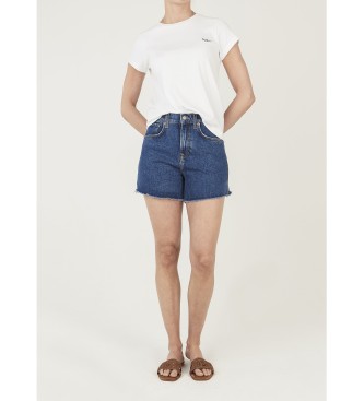 Pepe Jeans para mujer. PL80000325VB Short Rachel azul (28), Casual, Algodón, Denim