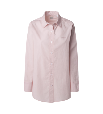 Pepe Jeans para mujer. PL304972 Camisa Agnes rosa (M), Casual, Algodón, Manga larga