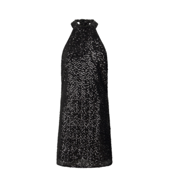 Pepe Jeans para mujer. PL953646 Vestido corto Allison negro (XS), Casual, Fiesta, Nylon, Sin mangas / Tirantes
