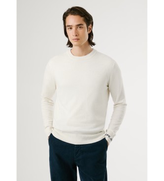 Pepe Jeans para hombre. PM7000013 Jersey Andre blanco (S), Casual, Algodón