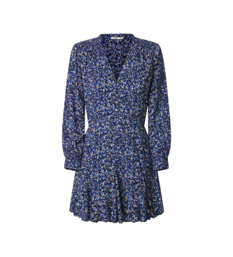 Pepe Jeans para mujer. PL953639 Vestido Anna Amarino (M), Casual, Viscosa, Manga larga