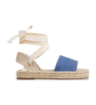 Pepe Jeans para mujer. PLS90684 Sandalias Arami Fresh azul (40), Plano, Cordones, Casual, Sostenible