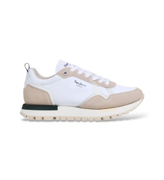 Pepe Jeans para hombre. PMS400032 Zapatillas Ari Urban blanco (42), Plano, Cordones, Casual