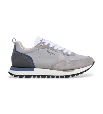 Pepe Jeans para hombre. PMS400032 Zapatillas Ari Urban gris (45), Plano, Cordones, Casual