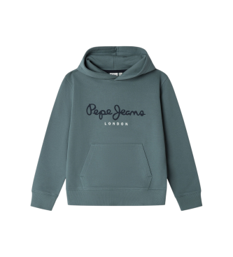 Pepe Jeans para niño. PB5800014 Sudadera Art verde (16años= 176cm), Casual, Algodón, moda infantil