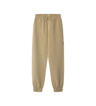 Pepe Jeans para niño. PB2100004 Pantalón Jogger Arthut beige (14años= 164cm), Casual, Algodón, moda infantil
