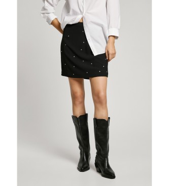 Pepe Jeans para mujer. PL901170 Falda Aurora negro (M), Casual, Poliéster