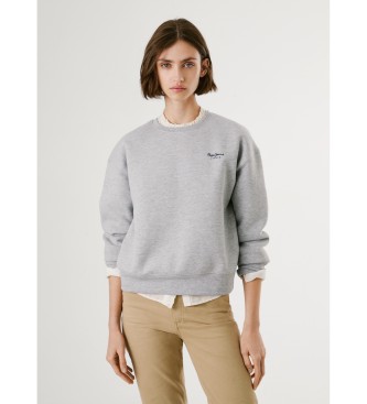 Pepe Jeans para mujer. PL5800017 Sudadera Babi gris (M), Casual, Algodón