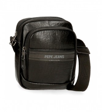 Pepe Jeans unisex. 7815331 Bandolera dos compartimentos negro (OSFA), Casual, Poliéster