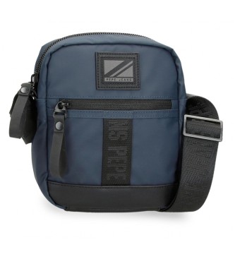 Pepe Jeans unisex. 7345232 Bandolera pequeña Hoxton azul marino (OSFA), Casual, Poliéster