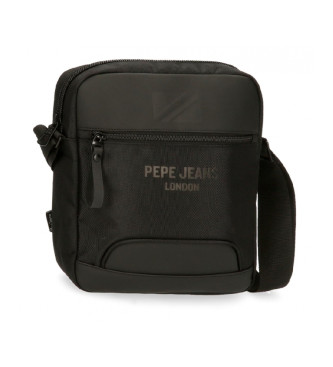 Pepe Jeans unisex. 7065641 Bandolera portatablet Bromley negro (OSFA), Casual, Poliéster