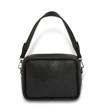 Pepe Jeans para mujer. PL0300004 Bandolera Bassy Code negro (OSFA), Casual, Poliuretano