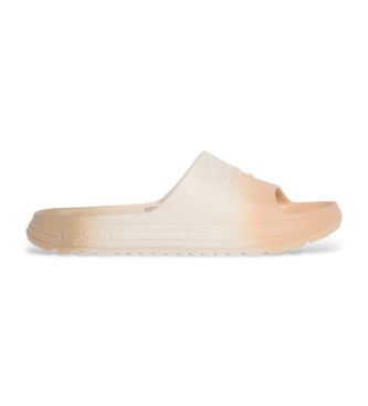 Pepe Jeans para mujer. PLS70166 Chanclas Beach Slidecol beige (38), Plano, Ninguno, Beachwear