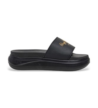 Para mujer. PLS700001 Sandalias Bella Log (36), Plano, Ninguno, Beachwear, Poliuretano