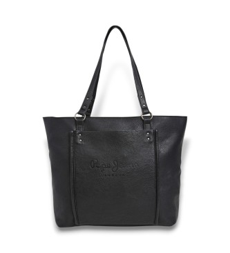 Pepe Jeans för kvinnor. PL0300005 Bellamie väska svart (OSFA), Casual, Polyuretan