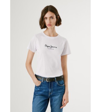Pepe Jeans para mujer. PL5000041 Camiseta Berenice blanco (XS), Casual, Algodón, Manga corta
