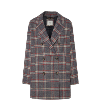 Pepe Jeans för kvinnor. PL402469 Billy Coat, grå (S), Casual, Polyester