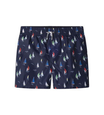 Pepe Jeans para niño. PBB100015 Bañador Boats marino (12años= 152cm), Beachwear, Poliéster, moda infantil