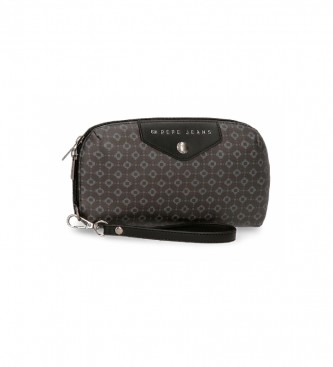 Pepe Jeans para mujer. 7734131 Bolso de mano Bethany negro (OSFA), Casual, Sintético