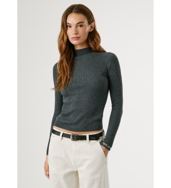 Pepe Jeans para mujer. PL7000026 Jersey Perkins Carla gris (XS), Casual, Algodón