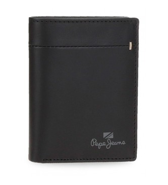 Pepe Jeans unisex. 7841131 Cartera de pielStaple vertical Negro (OSFA), Casual