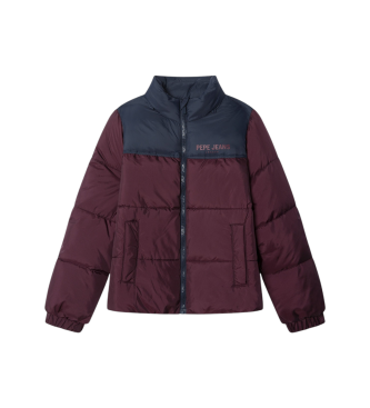 Pepe Jeans för pojkar. PB4000008 Maroon Cash Coat (8años= 128cm), Casual, Granat, Polyamid, barnmode