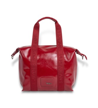Pepe Jeansvoor vrouwen. PL0300009 Chelsea glanzende rode tas (OSFA), Rood, Casual, Polyurethaan