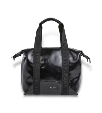 Pepe Jeansvoor vrouwen. PL0300009 Chelsea Glossy tas zwart (OSFA), Casual, Polyurethaan